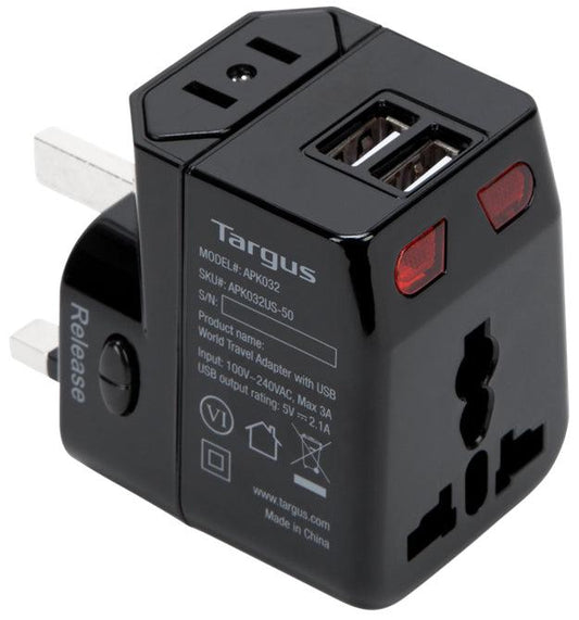 Targus Apk032Us Power Plug Adapter Universal Black