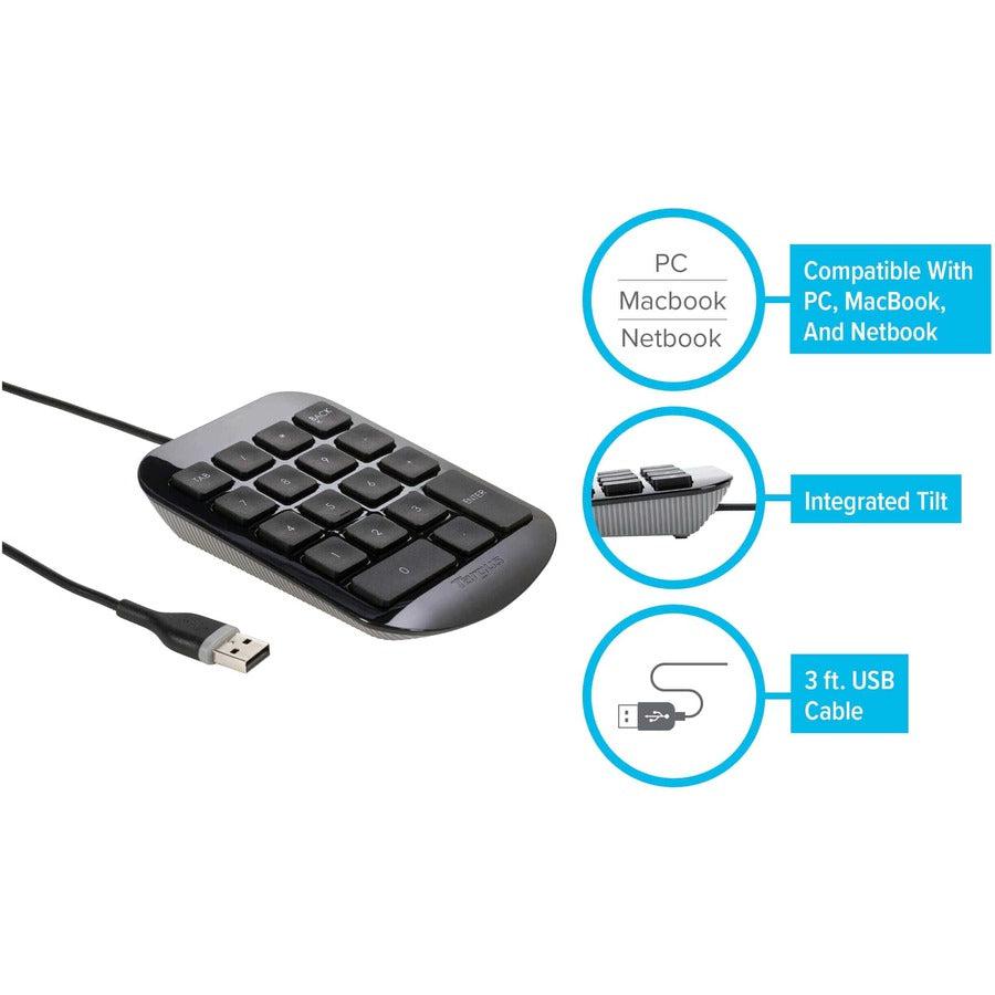 Targus Numeric Keypad Keyboard Usb Black