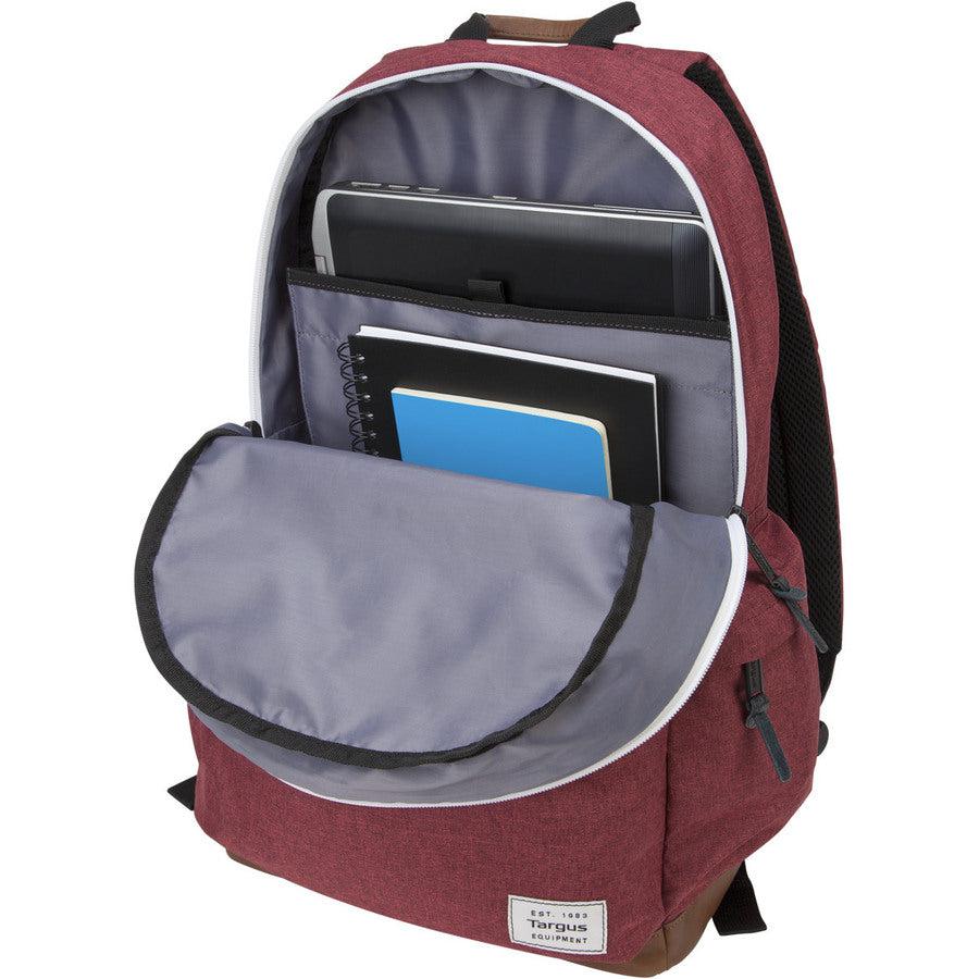 Targus Tsb93603Gl Notebook Case 39.6 Cm (15.6") Backpack Case Brown, Burgundy, Grey