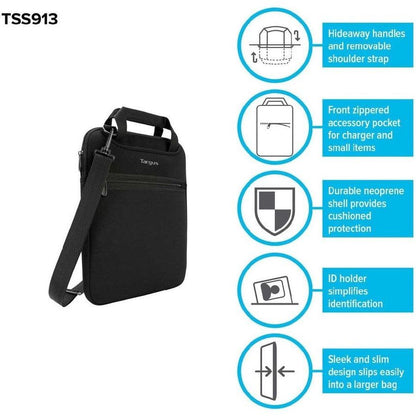 Targus Tss913 Notebook Case 35.6 Cm (14") Sleeve Case Black