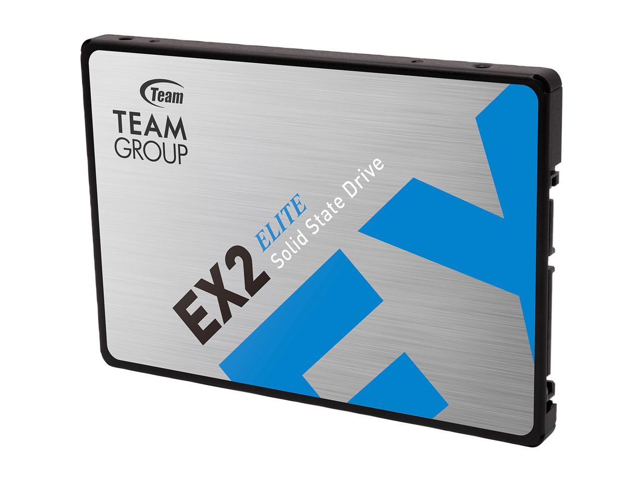 Team Group Ex2 2.5" 1Tb Sata Iii 3D Nand Internal Solid State Drive (Ssd) T253E2001T0C101