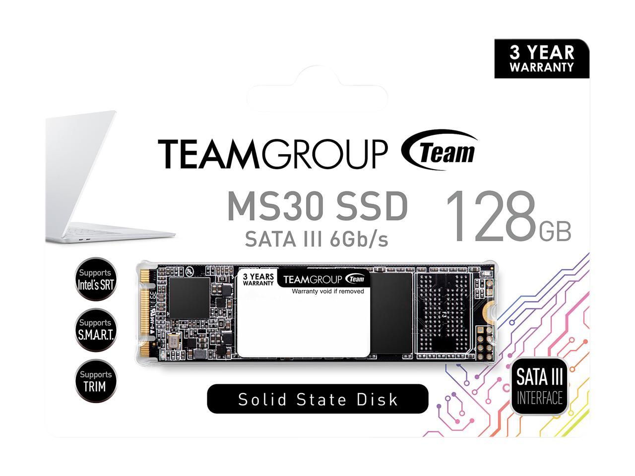 Team Group Ms30 M.2 2280 128Gb Sata Iii Tlc Internal Solid State Drive (Ssd) Tm8Ps7128G0C101