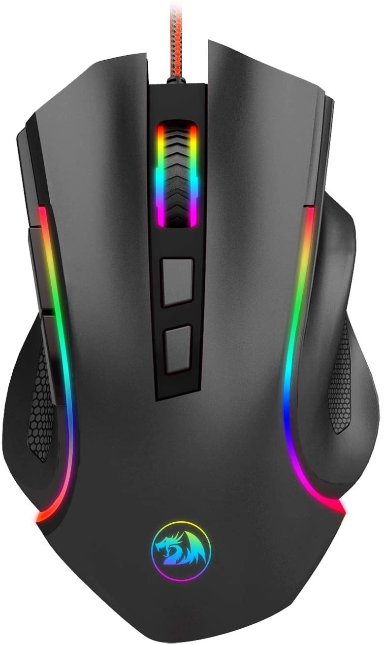 Tecisoft M602 Rgb Wired Gaming Mouse Rgb Spectrum Backlit Ergonomic Mouse Griffin Programmable With 7 Backlight Modes