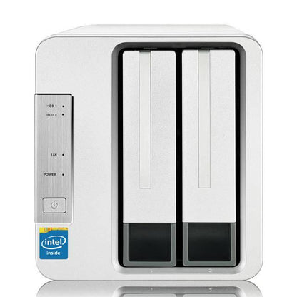 Terramaster F2-221 Nas 2-Bay Cloud Storage Intel Dual Core 2.0Ghz Plex Media Server Network Storage (Diskless)