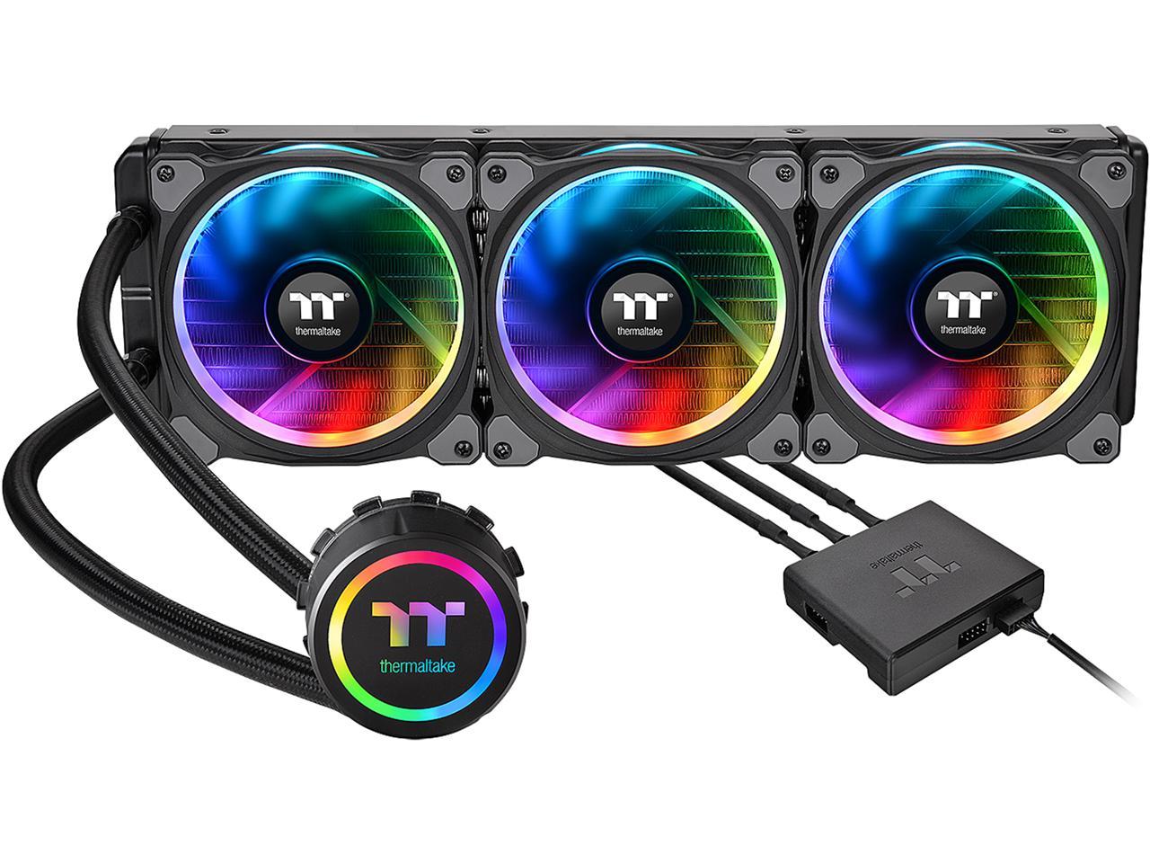 Thermaltake Floe Aio Triple Riing Rgb 360 Tt Premium Edition Pwm Am4 Lga2066 Ready Liquid Cooling