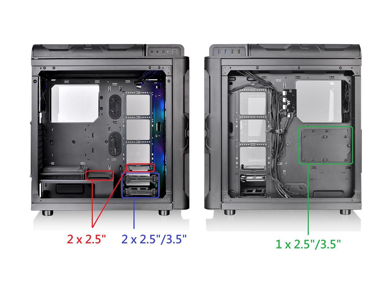 Thermaltake Level 20 Rs Motherboard Sync Argb Atx Mid Tower Gaming Computer Case