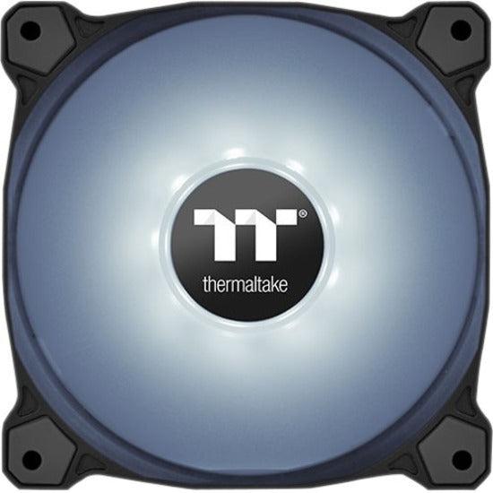 Thermaltake Pure A12 120Mm White Led Pwm Controlled Hydraulic Bearing High Airflow High Performance Case/Radiator Fan, Cl-F109-Pl12Wt-B