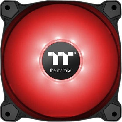 Thermaltake Pure A14 140Mm Red Led Pwm Controlled Hydraulic Bearing High Airflow High Performance Case/Radiator Fan, Cl-F110-Pl14Re-B