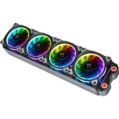 Thermaltake Riing Plus 12 Rgb Radiator Fan Tt Premium Edition (5 Fan Pack) Cl-F054-Pl12Sw-A 120Mm