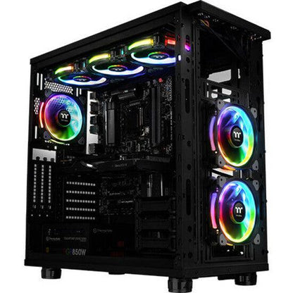 Thermaltake Riing Plus 12 Rgb Radiator Fan Tt Premium Edition (5 Fan Pack) Cl-F054-Pl12Sw-A 120Mm