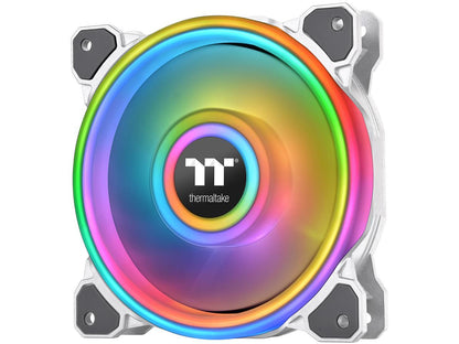 Thermaltake Riing Quad 120Mm 16.8 Million Rgb Color (Alexa, Razer Chroma) Software Enabled 4 Light Cl-F100-Pl12Sw-C