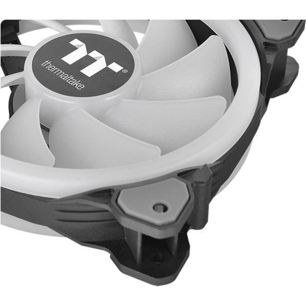 Thermaltake Riing Trio 12 Rgb Radiator Fan Tt Premium Edition (3-Fan Pack) Cl-F072-Pl12Sw-A 120Mm Rgb Led Case Fan