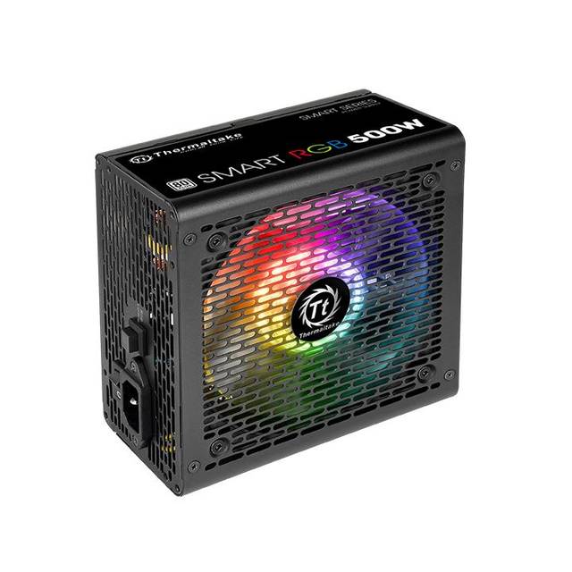 Thermaltake Smart Rgb Ps-Spr-0500Nhfawu-1 500W 80 Plus Atx12V 2.3 Power Supply W/ Active Pfc (Black)