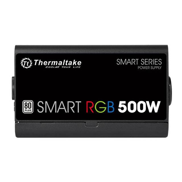 Thermaltake Smart Rgb Ps-Spr-0500Nhfawu-1 500W 80 Plus Atx12V 2.3 Power Supply W/ Active Pfc (Black)