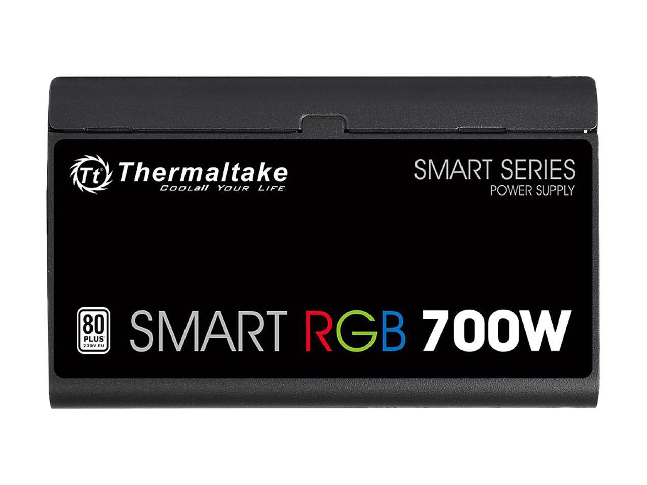 Thermaltake Smart Rgb Ps-Spr-0700Nhfawu-1 700W 80 Plus Atx12V 2.3 Power Supply W/ Active Pfc (Black)