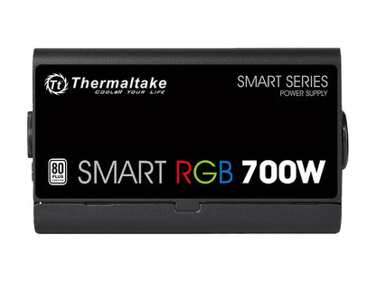 Thermaltake Smart Rgb Ps-Spr-0700Nhfawu-1 700W 80 Plus Atx12V 2.3 Power Supply W/ Active Pfc (Black)