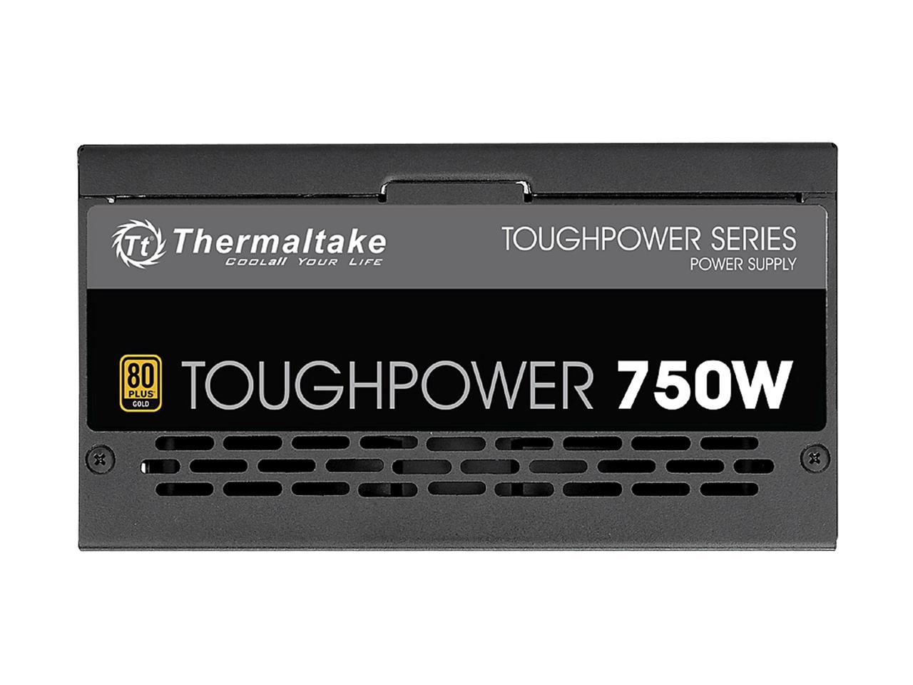 Thermaltake Toughpower Ps-Tpd-0750Mpcgus-1 750W 80 Plus Gold Atx12V 2.3 & Eps12V 2.92 Power Supply (Black)