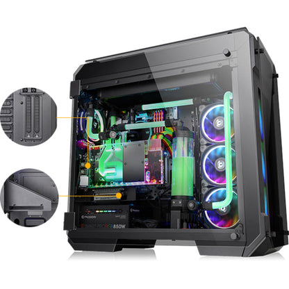 Thermaltake View 71 Tempered Glass Rgb Edition Full Tower Black