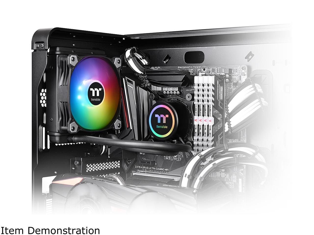 Thermaltake Water 3.0 120 Argb Sync Edition Cl-W232-Pl12Sw-B Water Cooler