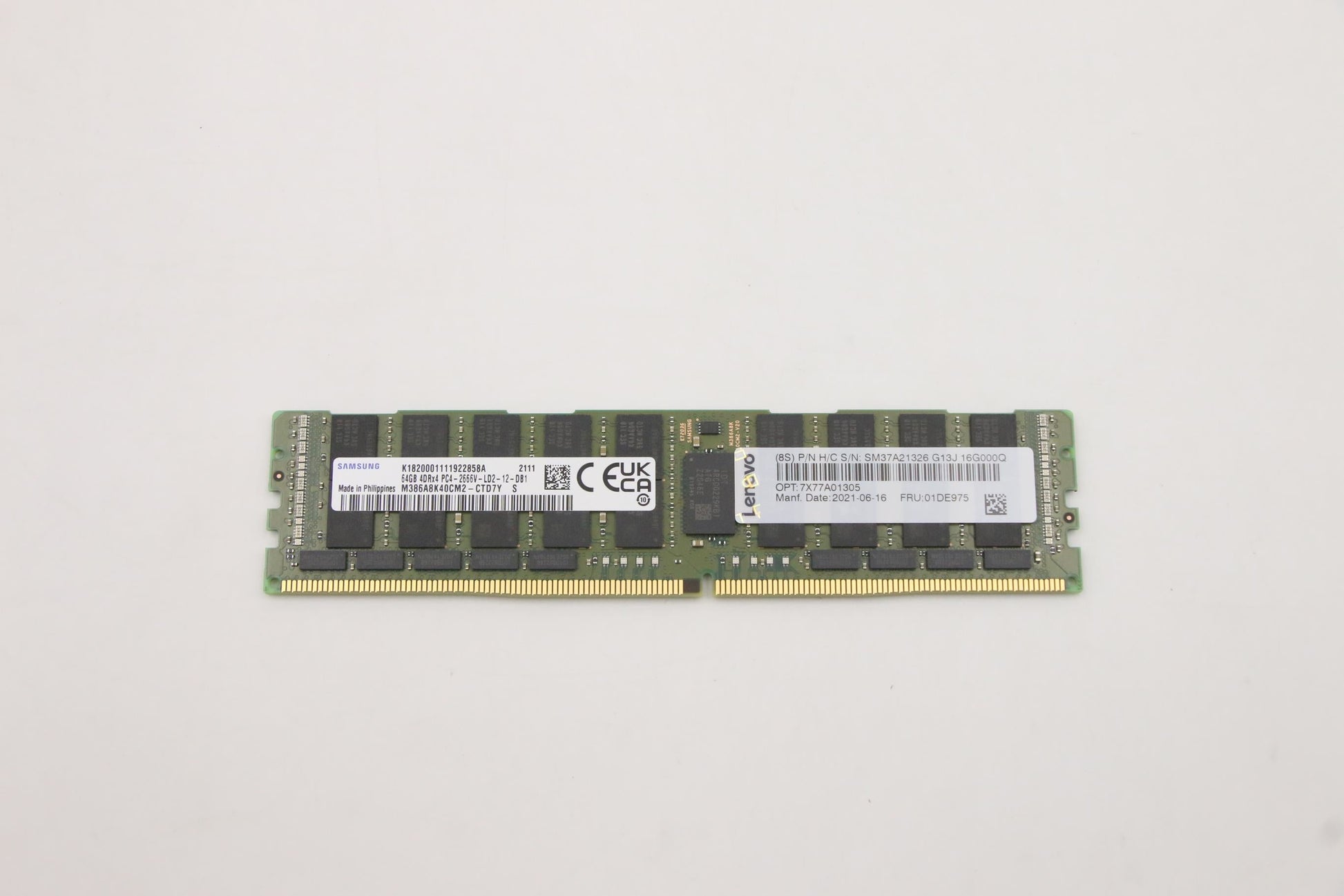 Thinksystem 64Gb Truddr4 2666,Brown Box 7X77A01305 Option