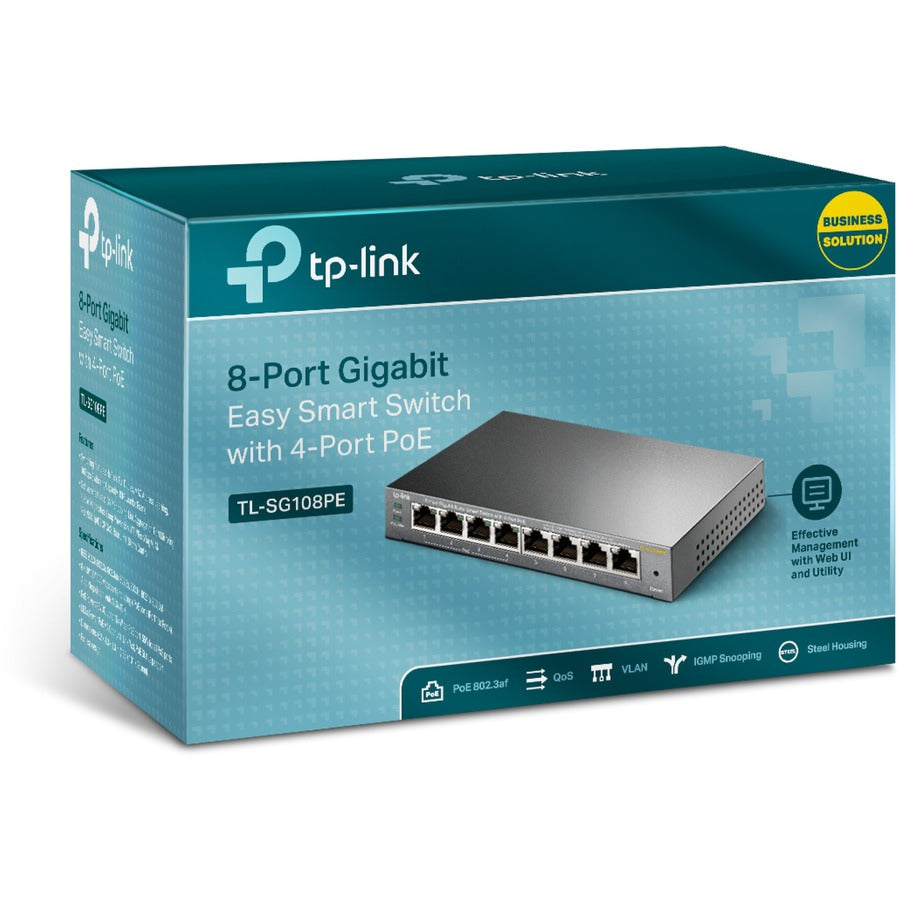 Tl-Sg108Pe 8Port 10/100/1000,4Port Poe Standalone Rj45