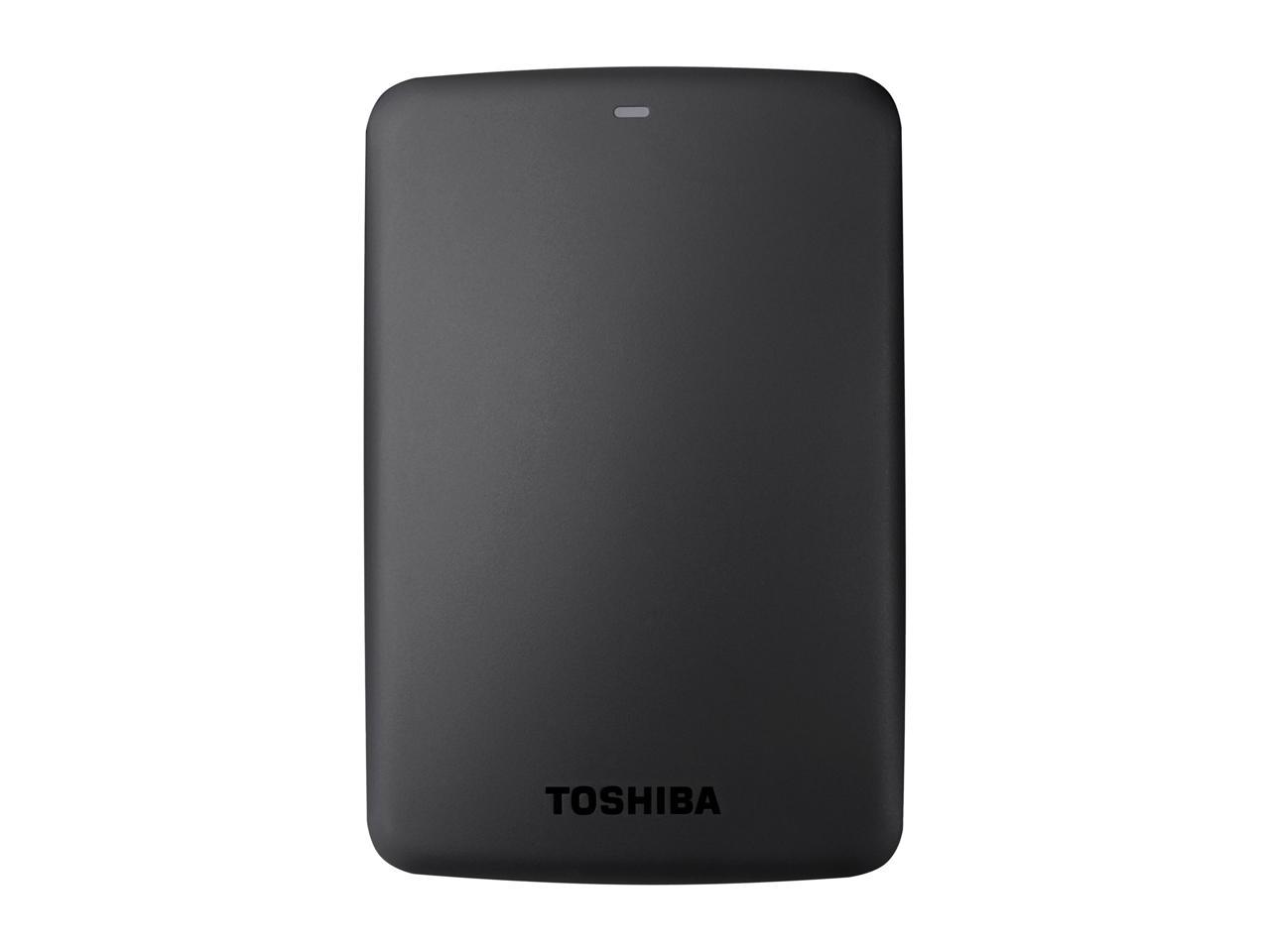 Black Toshiba Canvio Basics 2TB Portable External HDD - USB 3.0 at