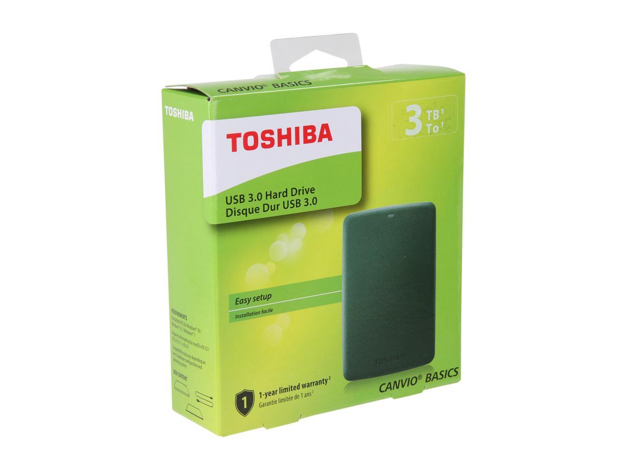 TOSHIBA Disque dur externe 1 TB 2.5 USB 3.0