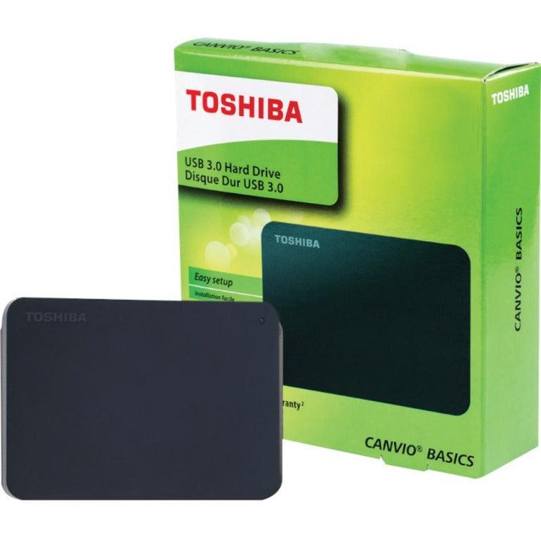 Toshiba Canvio Basics Hdtb440Xk3Ca 4Tb Portable Hard Drive - External - Matte Black