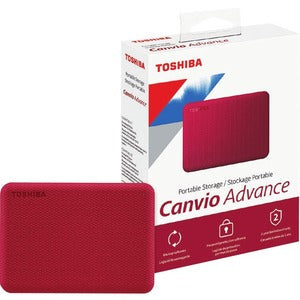 Toshiba-Imsourcing Canvio Advance Hdtca40Xr3Ca 4 Tb Portable Hard Drive - External - Red