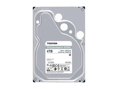 Toshiba X300 4Tb Performance Desktop And Gaming Hard Drive 7200 Rpm 128Mb Cache Sata 6.0Gb/S 3.5
