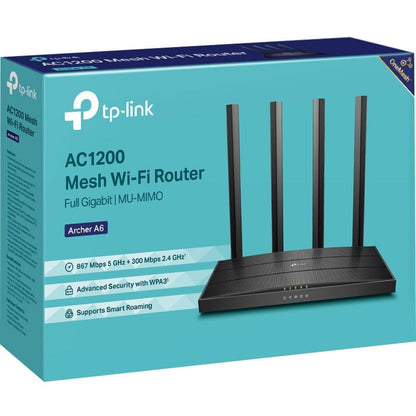 Tp-Link Archer A6 - Wi-Fi 5 Ieee 802.11Ac Ethernet Wireless Router