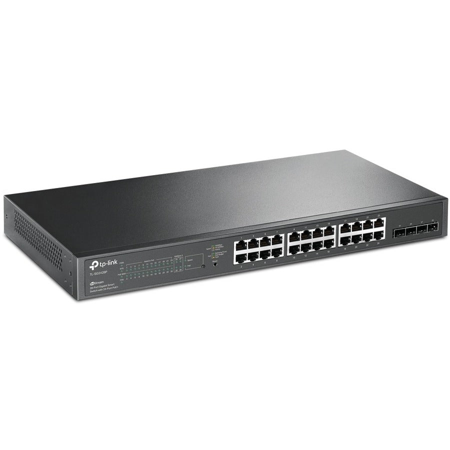 Tp-Link Tl-Sg2428P - Jetstream 28-Port Gigabit Smart Switch With 24-Port Poe+ - Limited Lifetime Protection