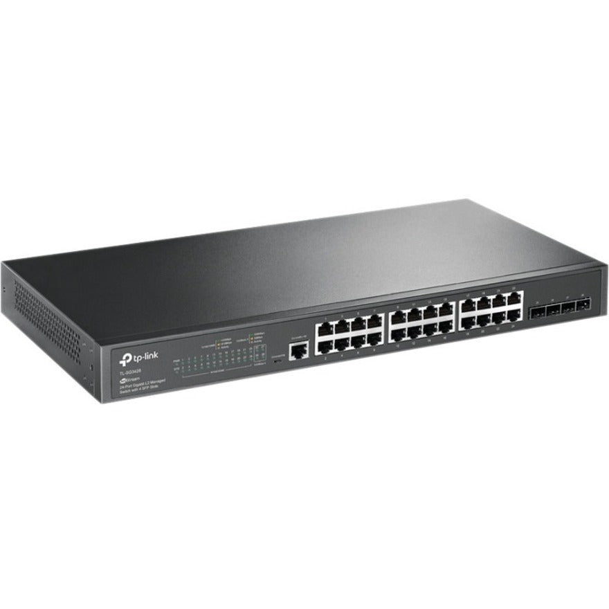 Tp-Link Tl-Sg3428 - 24 Port Gigabit Switch With 4 Sfp Slots - Limited Lifetime Protection