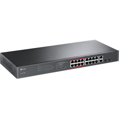 Tp-Link Tl-Sl1218Mp - 16 Port 10/100Mbps Fast Ethernet Poe Switch - Limited Lifetime Protection