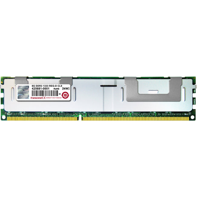 Transcend Ts1Gkr72V3N 8Gb Ddr3 Sdram Memory Module