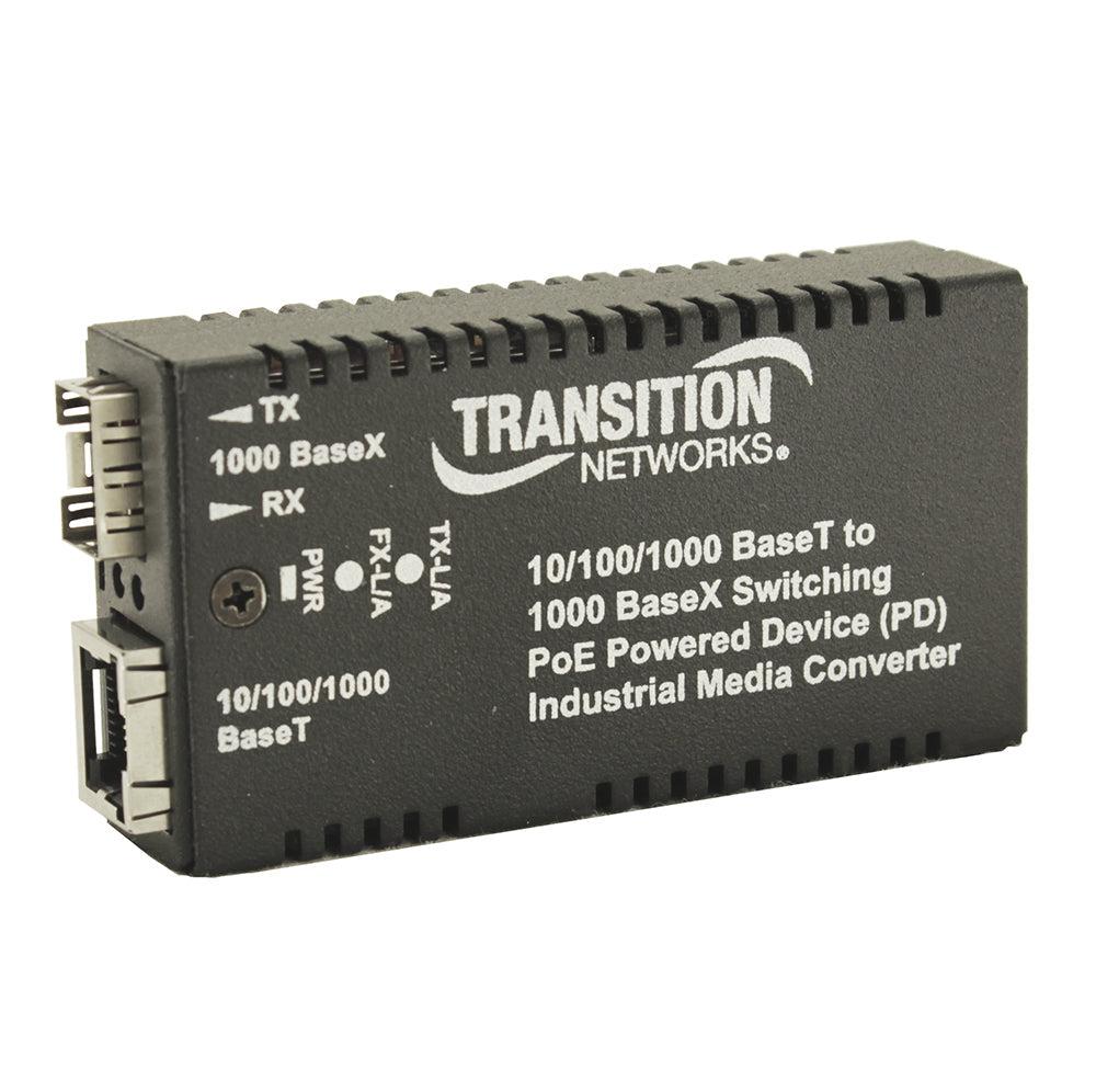 Transition Networks M/Ge-Isw-Sfp-01-Pd Network Media Converter Black