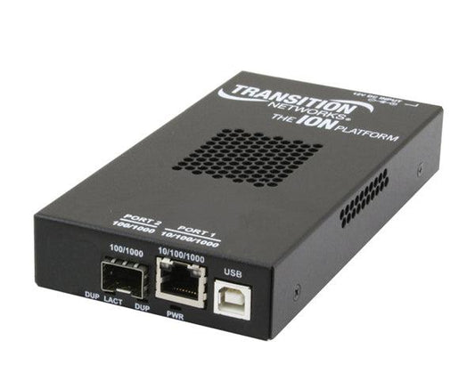 Transition Networks S3220-1040 Network Media Converter 1000 Mbit/S Black