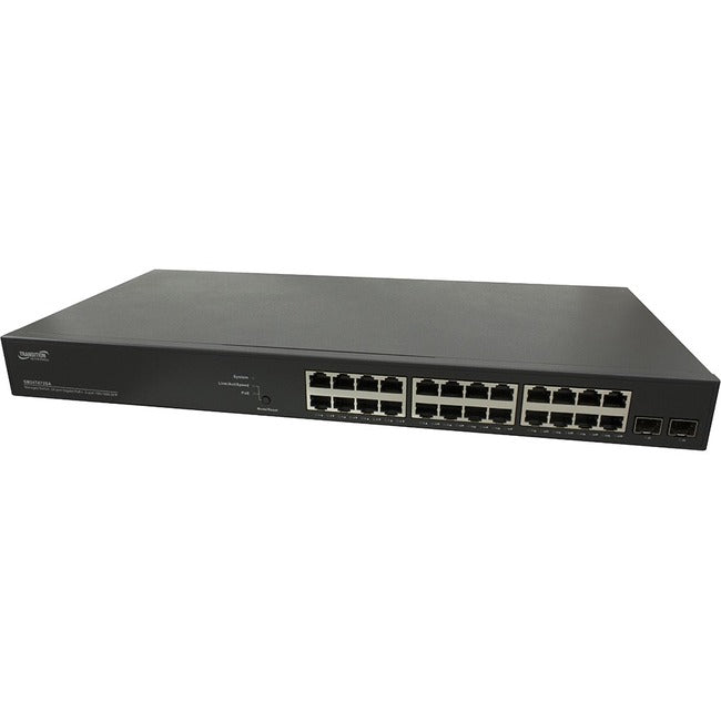 Transition Networks Smart Managed Poe+ Switch Sm24Tat2Sa-Na