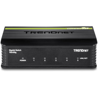 Trendnet 5-Port Gigabit Greennet Switch Unmanaged Black