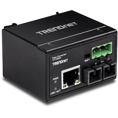 Trendnet Ti-F10S30 Network Media Converter 200 Mbit/S 1310 Nm Single-Mode Black