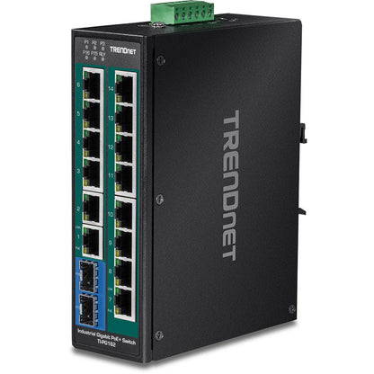 Trendnet Ti-Pg162 Network Switch Gigabit Ethernet (10/100/1000) Black