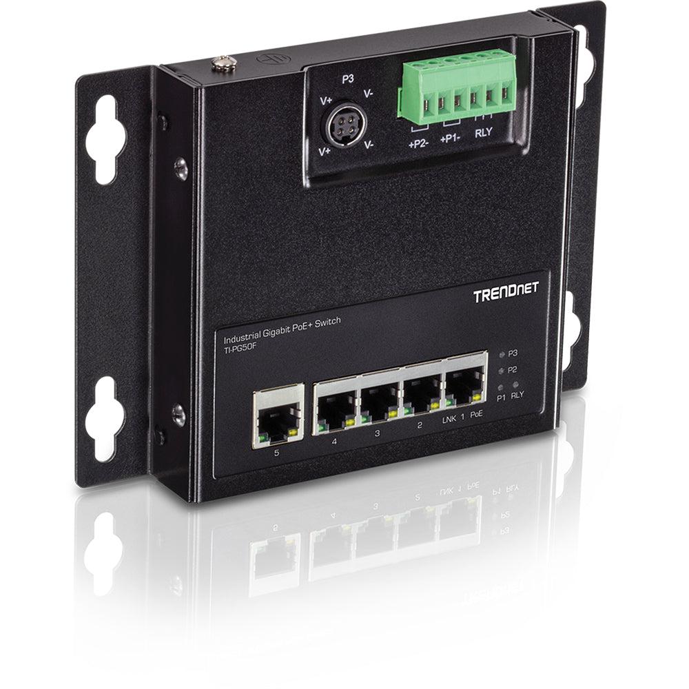 Trendnet Ti-Pg50F Network Switch Managed Power Over Ethernet (Poe) Black