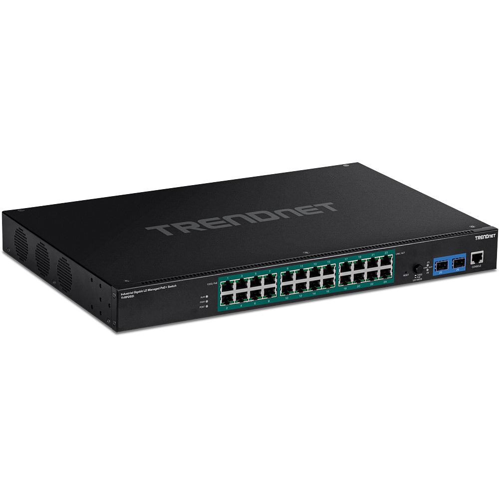 Trendnet Ti-Rp262I Managed Gigabit Ethernet (10/100/1000) Power Over Ethernet (Poe) 1U Black