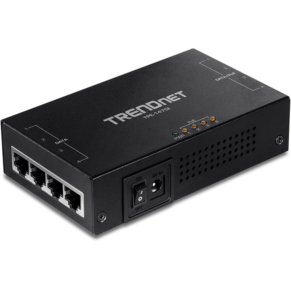 Trendnet Tpe-147Gi Poe Adapter Gigabit Ethernet