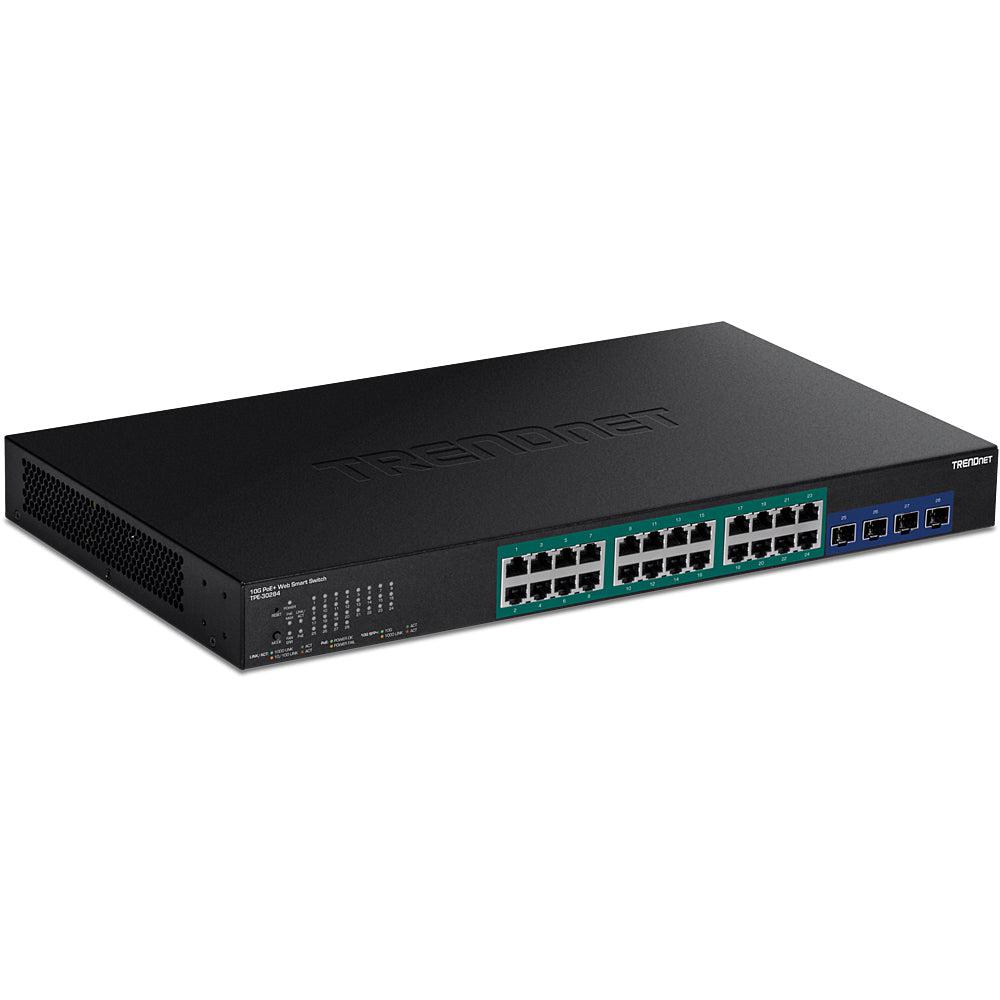 Trendnet Tpe-30284 Network Switch Managed L2/L4 Gigabit Ethernet (10/100/1000) Power Over Ethernet (Poe) 1U Black