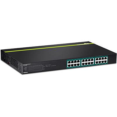 Trendnet Tpe-Tg240G Network Switch Unmanaged L2 Gigabit Ethernet (10/100/1000) Power Over Ethernet (Poe) Black