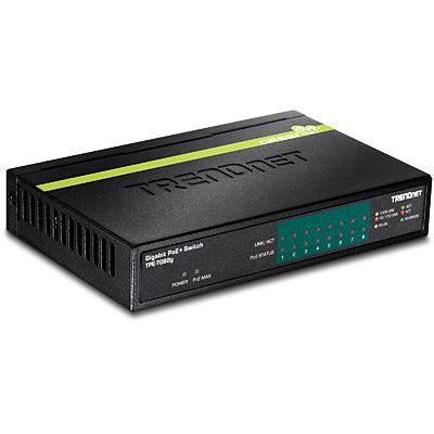 Trendnet Tpe-Tg82G Network Switch Gigabit Ethernet (10/100/1000) Power Over Ethernet (Poe) Black