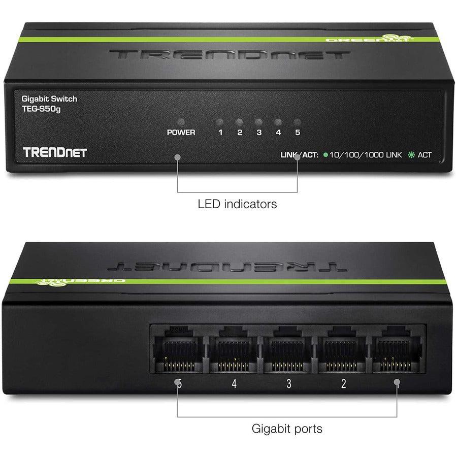 Trendnet Teg-S50G Network Switch Unmanaged