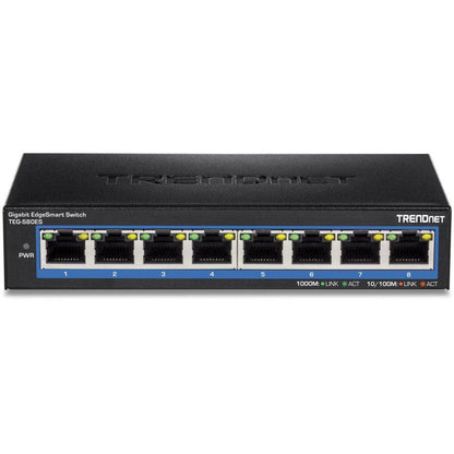 Trendnet Teg-S80Es Network Switch Managed Gigabit Ethernet (10/100/1000) Black, Blue