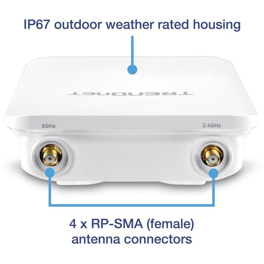 Trendnet Tew-841Apbo Wireless Access Point 1300 Mbit/S White Power Over Ethernet (Poe)